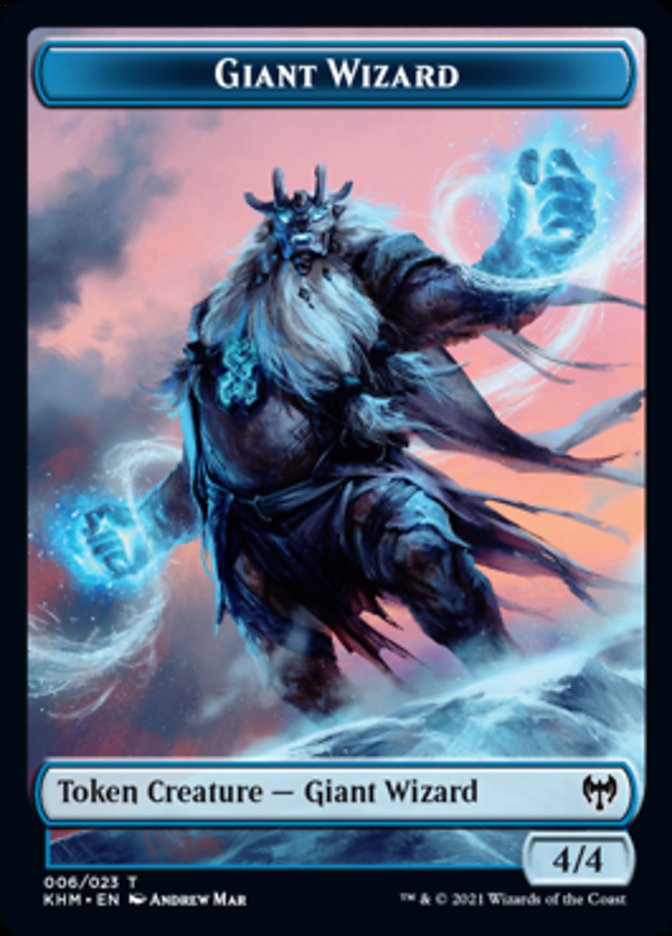 Giant Wizard Token [Kaldheim Tokens] | The CG Realm