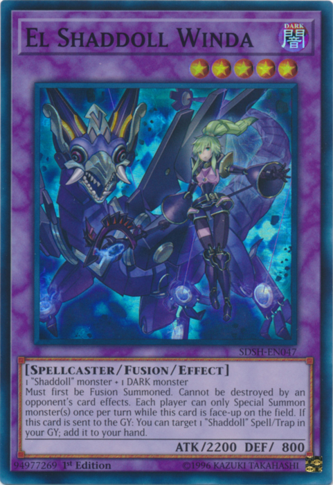El Shaddoll Winda [SDSH-EN047] Super Rare | The CG Realm