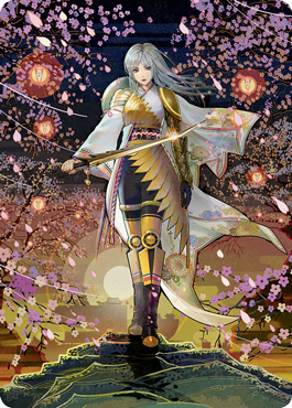 The Wandering Emperor 2 Art Card [Kamigawa: Neon Dynasty Art Series] | The CG Realm