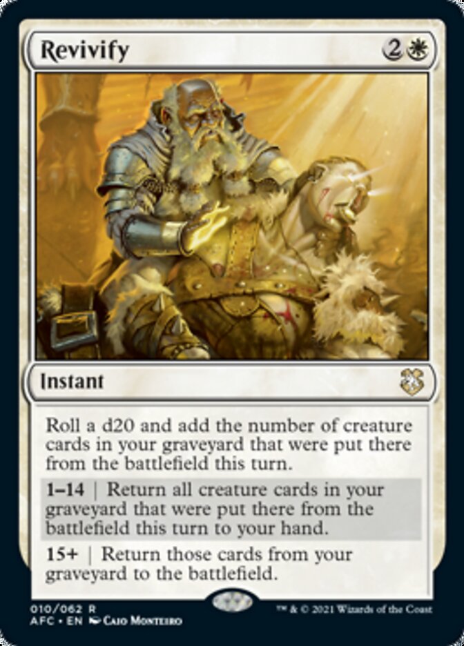 Revivify [Dungeons & Dragons: Adventures in the Forgotten Realms Commander] | The CG Realm