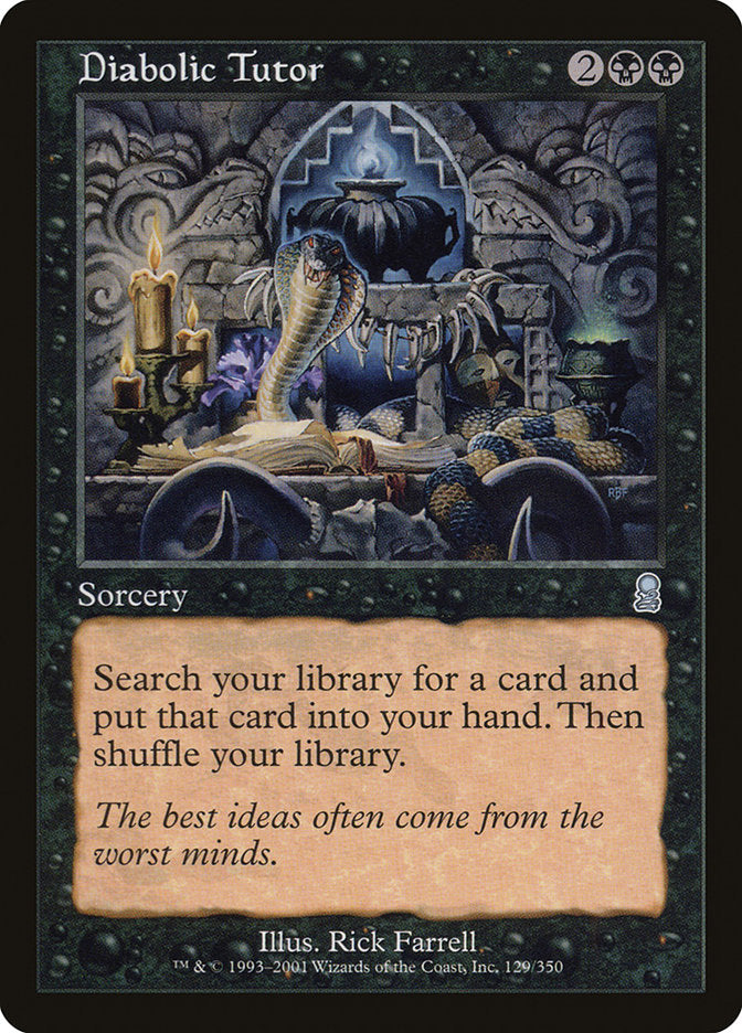 Diabolic Tutor [Odyssey] | The CG Realm