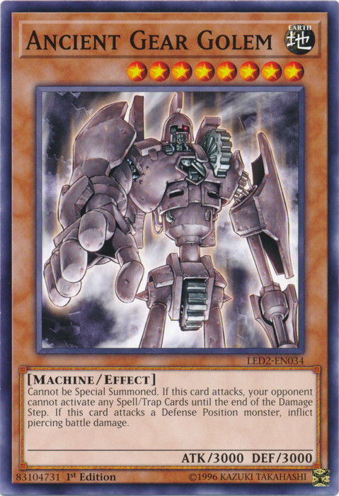 Ancient Gear Golem [LED2-EN034] Common | The CG Realm