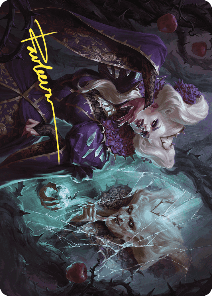 Conceited Witch Art Card (Gold-Stamped Signature) [Wilds of Eldraine Art Series] | The CG Realm