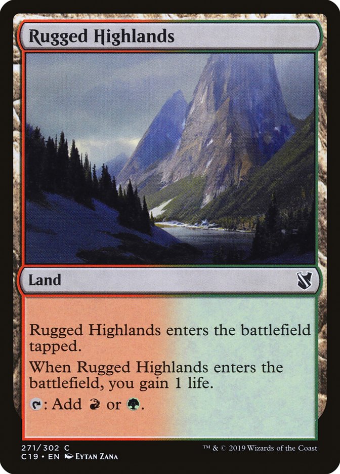 Rugged Highlands [Commander 2019] | The CG Realm