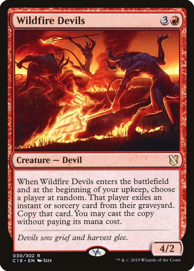 Wildfire Devils [Commander 2019] | The CG Realm