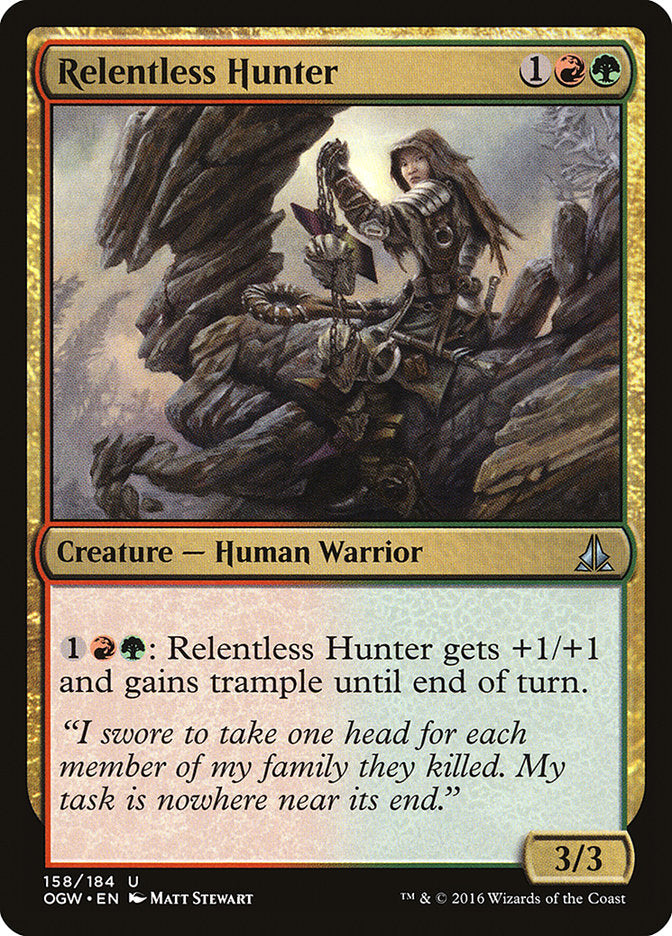 Relentless Hunter [Oath of the Gatewatch] | The CG Realm