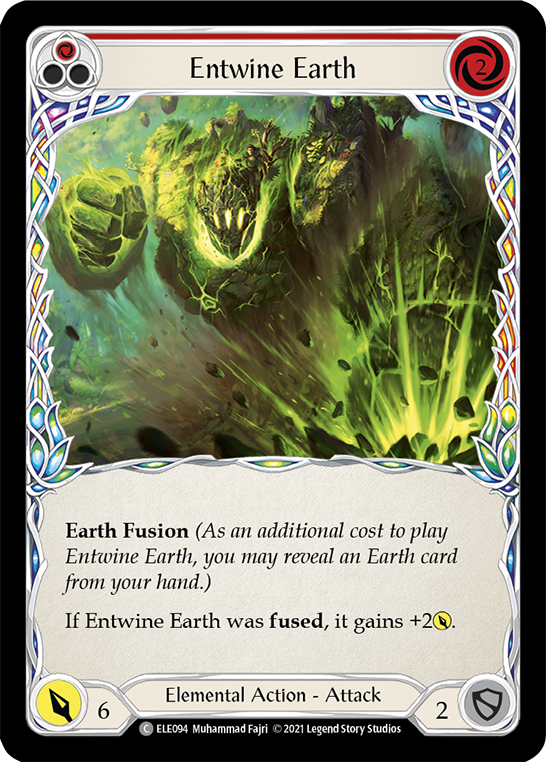 Entwine Earth (Red) [ELE094] (Tales of Aria)  1st Edition Normal | The CG Realm