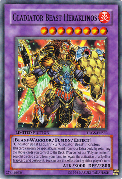 Gladiator Beast Heraklinos [TDGS-ENSE2] Super Rare | The CG Realm