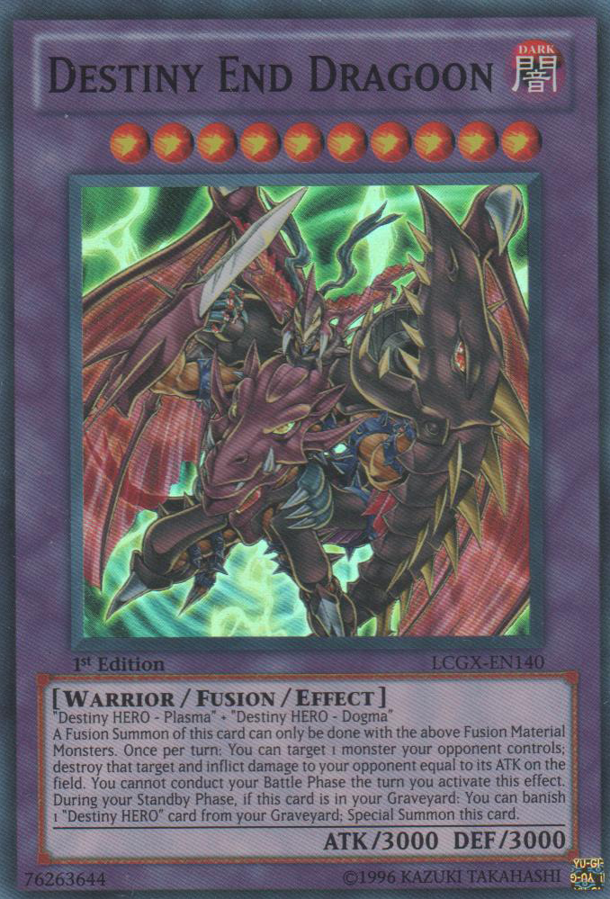 Destiny End Dragoon [LCGX-EN140] Super Rare | The CG Realm