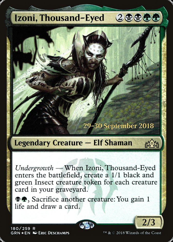 Izoni, Thousand-Eyed [Guilds of Ravnica Prerelease Promos] | The CG Realm