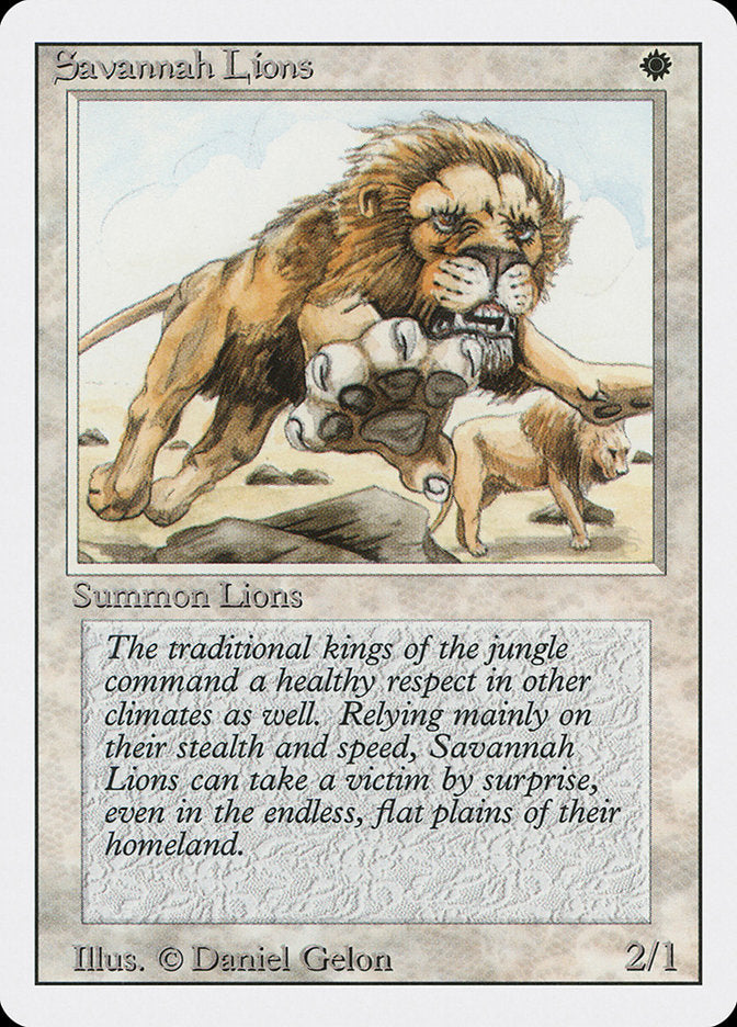 Savannah Lions [Revised Edition] | The CG Realm