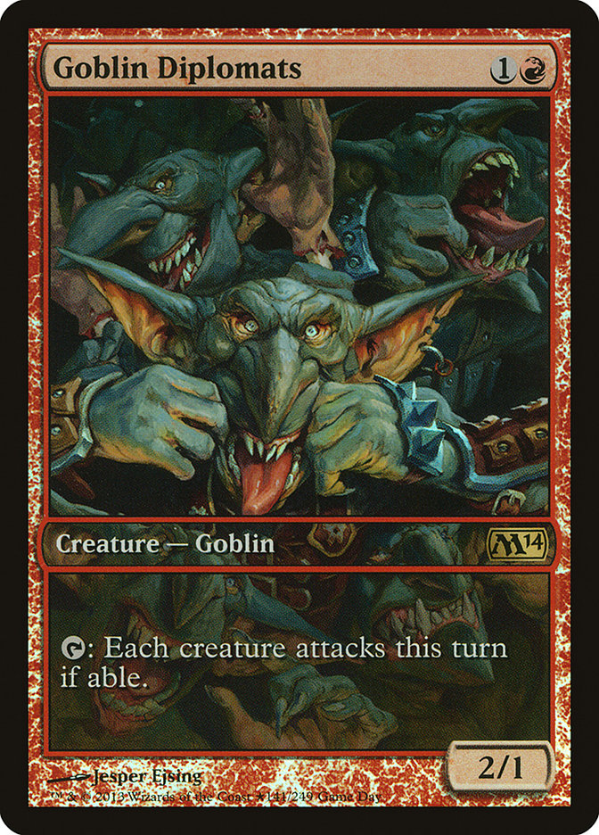 Goblin Diplomats (Game Day) [Magic 2014 Promos] | The CG Realm