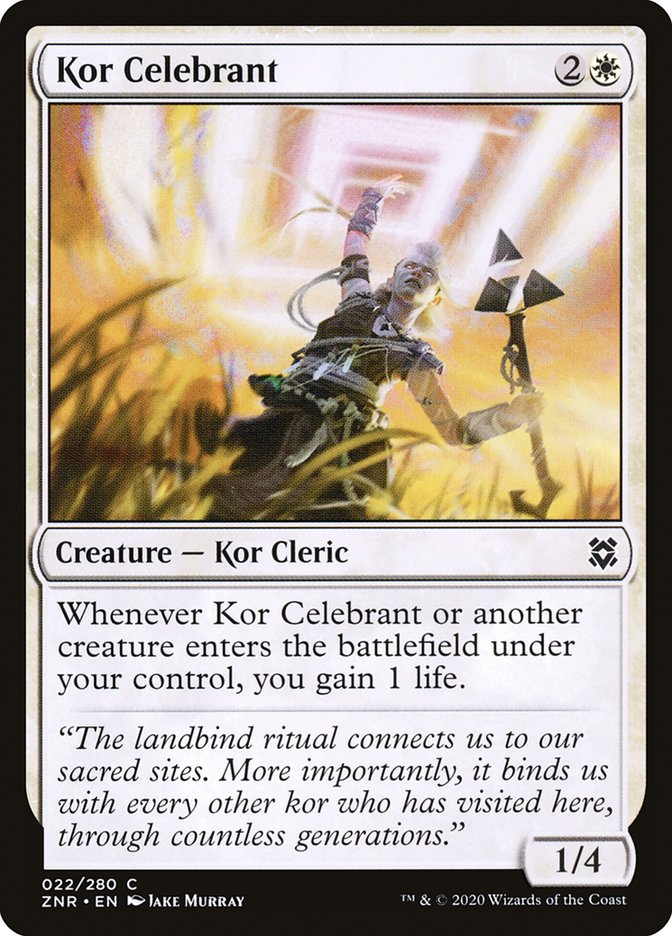 Kor Celebrant [Zendikar Rising] | The CG Realm