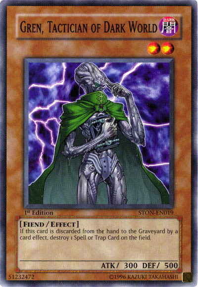 Gren, Tactician of Dark World [STON-EN019] Common | The CG Realm