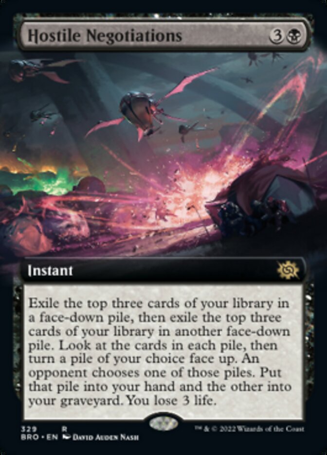 Hostile Negotiations (Extended Art) [The Brothers' War] | The CG Realm