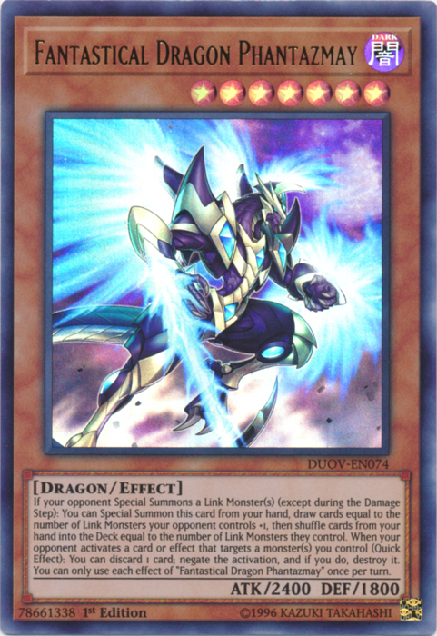 Fantastical Dragon Phantazmay [DUOV-EN074] Ultra Rare | The CG Realm