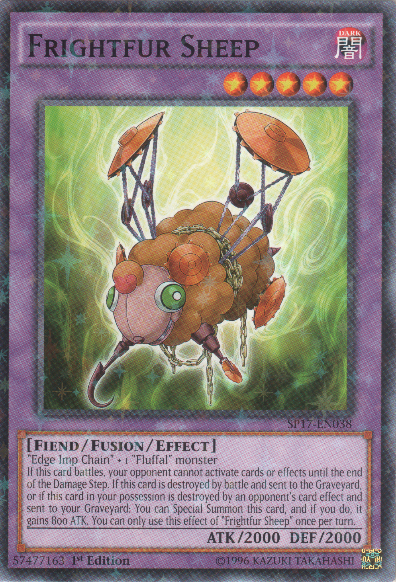 Frightfur Sheep [SP17-EN038] Starfoil Rare | The CG Realm