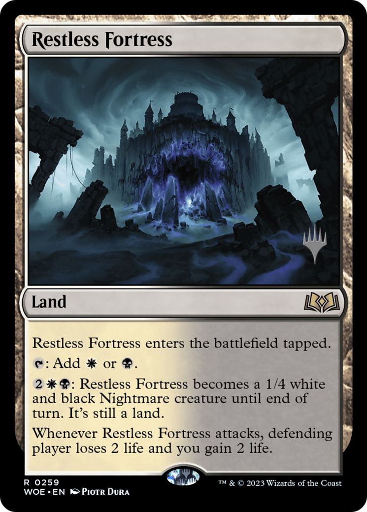 Restless Fortress (Promo Pack) [Wilds of Eldraine Promos] | The CG Realm