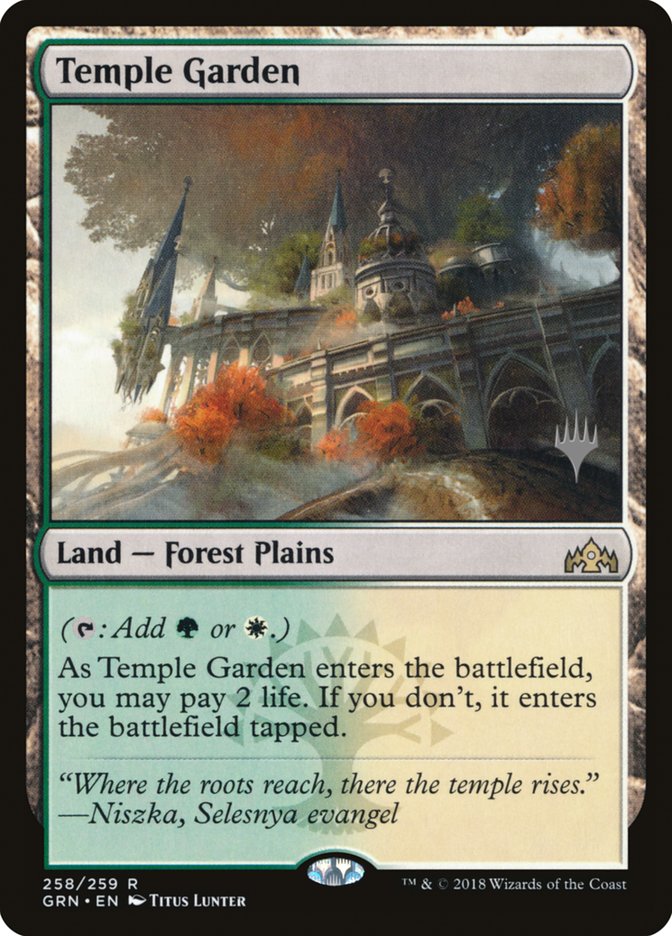 Temple Garden (Promo Pack) [Guilds of Ravnica Promos] | The CG Realm