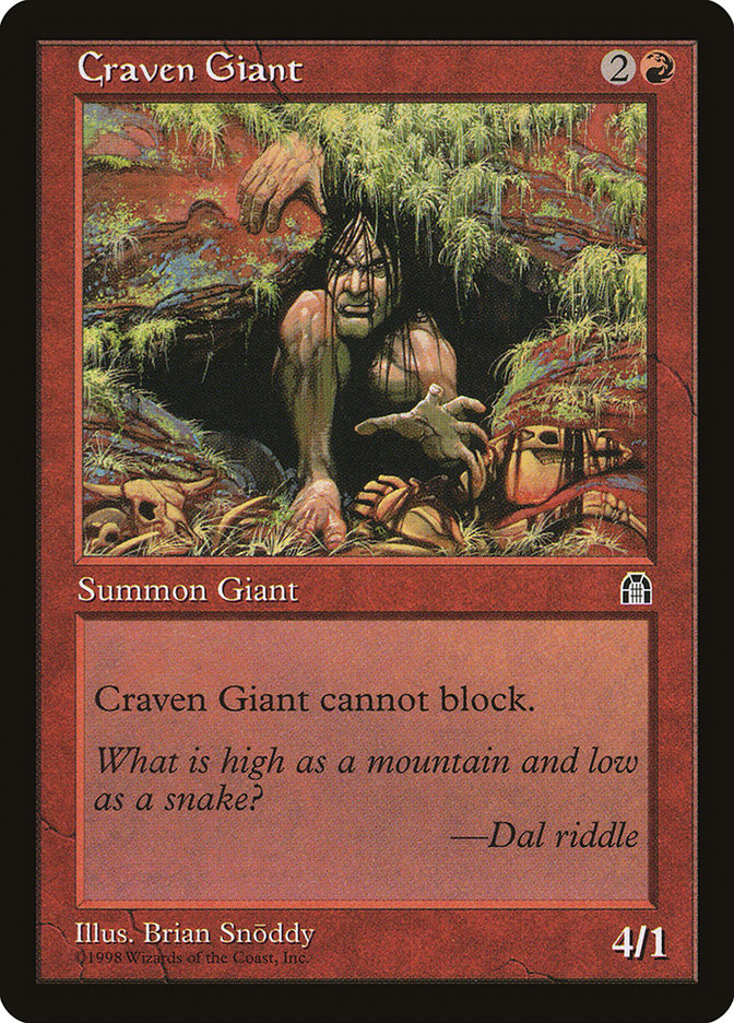 Craven Giant [Stronghold] | The CG Realm