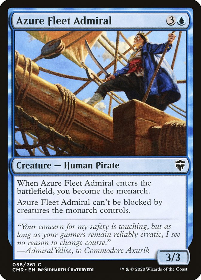 Azure Fleet Admiral [Commander Legends] | The CG Realm