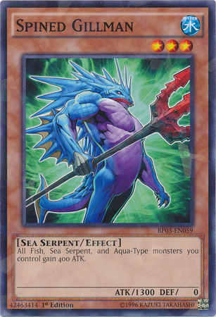 Spined Gillman [BP03-EN059] Shatterfoil Rare | The CG Realm