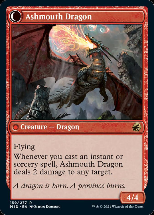 Smoldering Egg (MID-159) - Innistrad: Midnight Hunt: (Double Faced Transform)