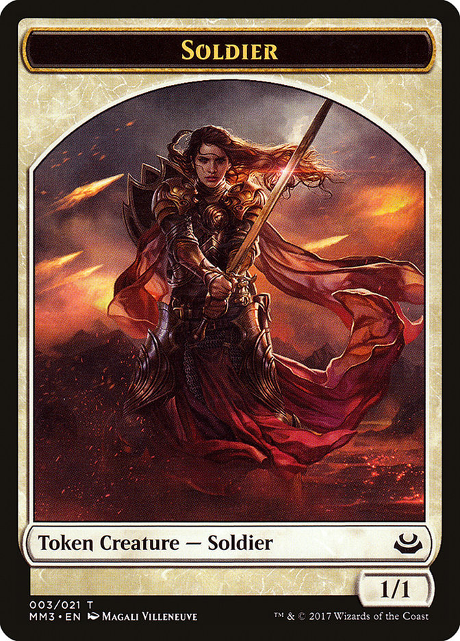 Soldier Token (003/021) [Modern Masters 2017 Tokens] | The CG Realm