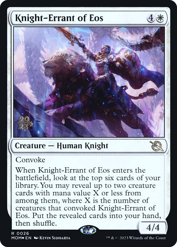 Knight-Errant of Eos [March of the Machine Prerelease Promos] | The CG Realm