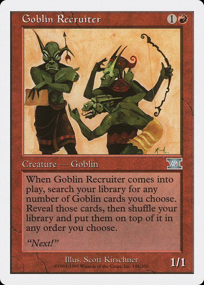 Goblin Recruiter [Classic Sixth Edition] | The CG Realm