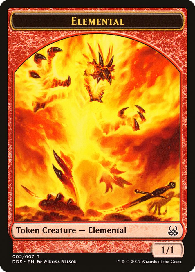 Elemental Token [Duel Decks: Mind vs. Might Tokens] | The CG Realm