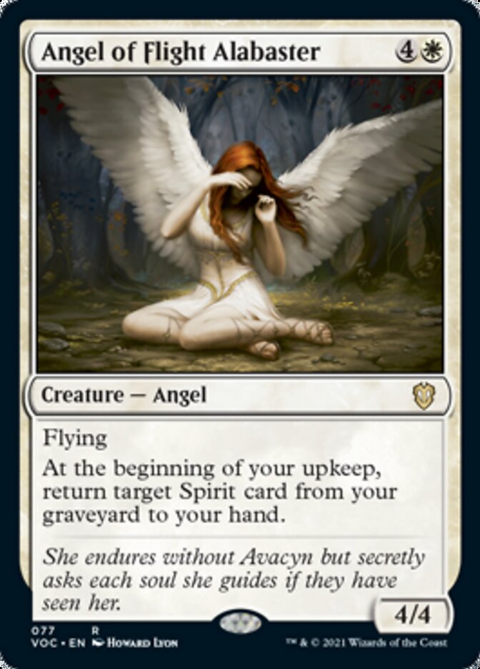 Angel of Flight Alabaster [Innistrad: Crimson Vow Commander] | The CG Realm