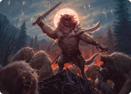 Tovolar, the Midnight Scourge 1 Art Card [Innistrad: Midnight Hunt Art Series] | The CG Realm