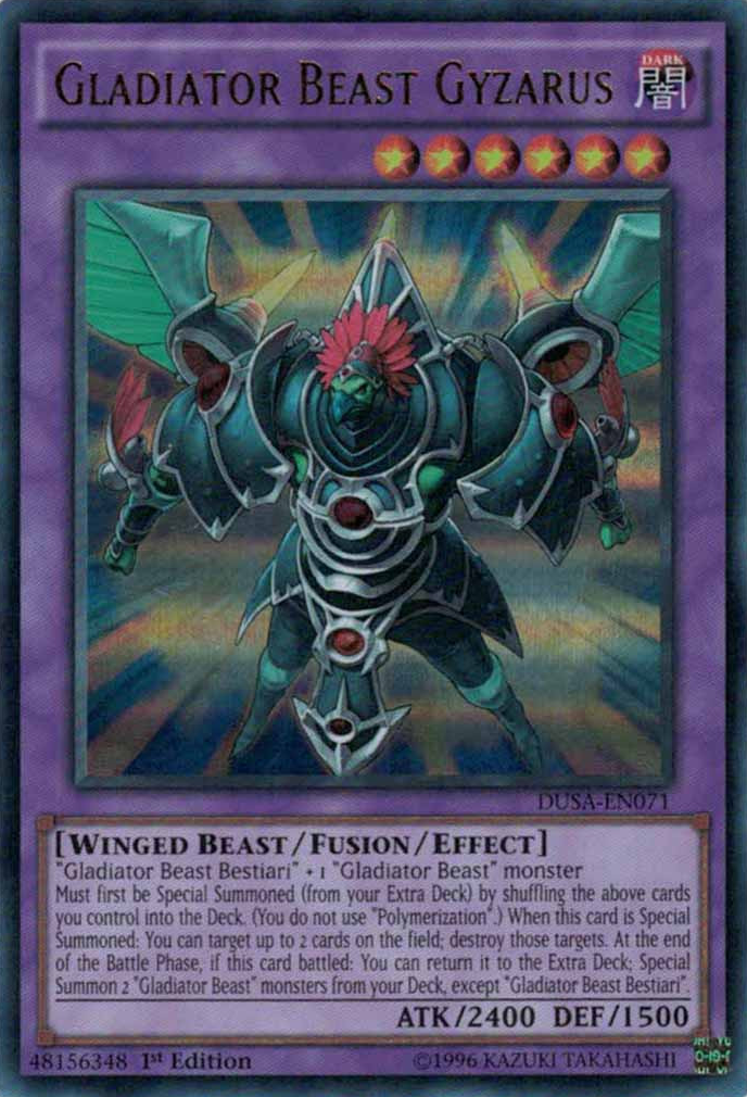 Gladiator Beast Gyzarus [DUSA-EN071] Ultra Rare | The CG Realm