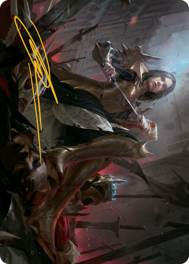 Marchesa, Resolute Monarch Art Card (Gold-Stamped Signature) [March of the Machine Art Series] | The CG Realm