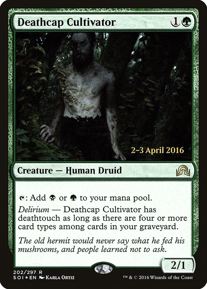 Deathcap Cultivator [Shadows over Innistrad Prerelease Promos] | The CG Realm