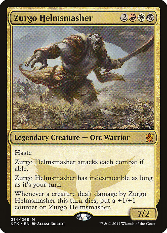 Zurgo Helmsmasher [Khans of Tarkir] | The CG Realm