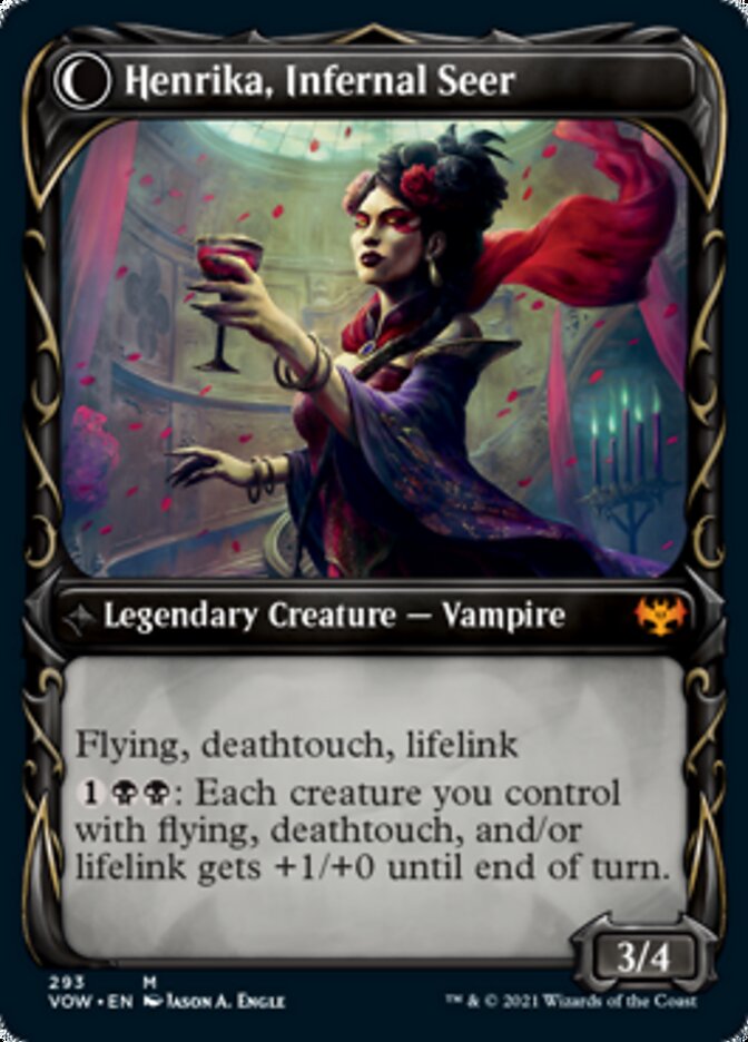 Henrika Domnathi (Showcase) (VOW-293) - Innistrad: Crimson Vow: (Showcase, Double Faced Transform)