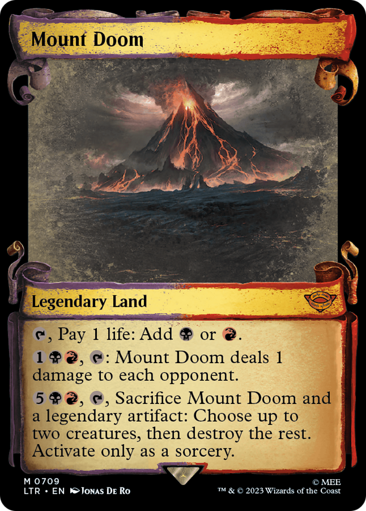 Mount Doom [The Lord of the Rings: Tales of Middle-Earth Showcase Scrolls] | The CG Realm