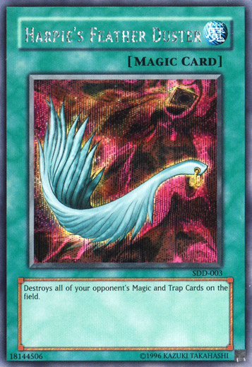 Harpie's Feather Duster [SDD-003] Secret Rare | The CG Realm