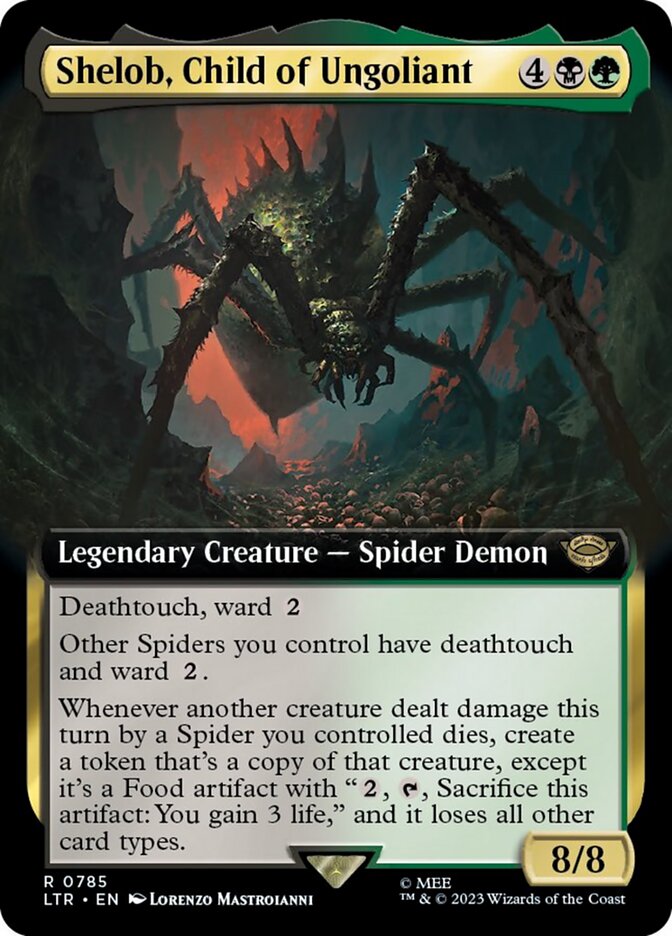 Shelob, Child of Ungoliant (Extended Art) (Surge Foil) [The Lord of the Rings: Tales of Middle-Earth] | The CG Realm
