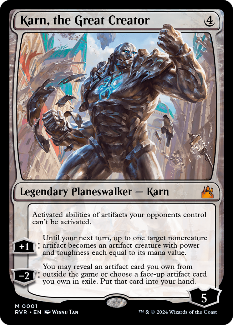 Karn, the Great Creator [Ravnica Remastered] | The CG Realm