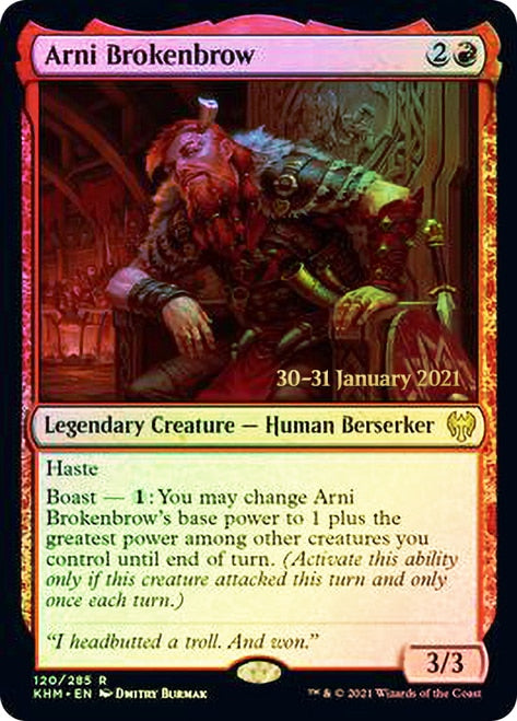 Arni Brokenbrow [Kaldheim Prerelease Promos] | The CG Realm