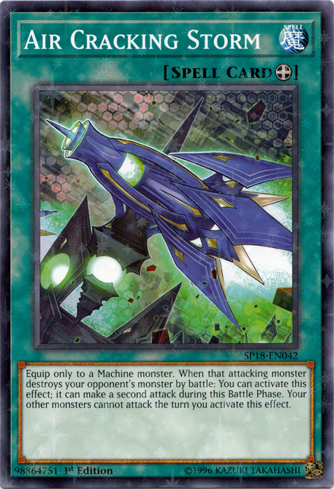 Air Cracking Storm [SP18-EN042] Starfoil Rare | The CG Realm