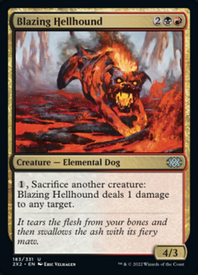Blazing Hellhound [Double Masters 2022] | The CG Realm