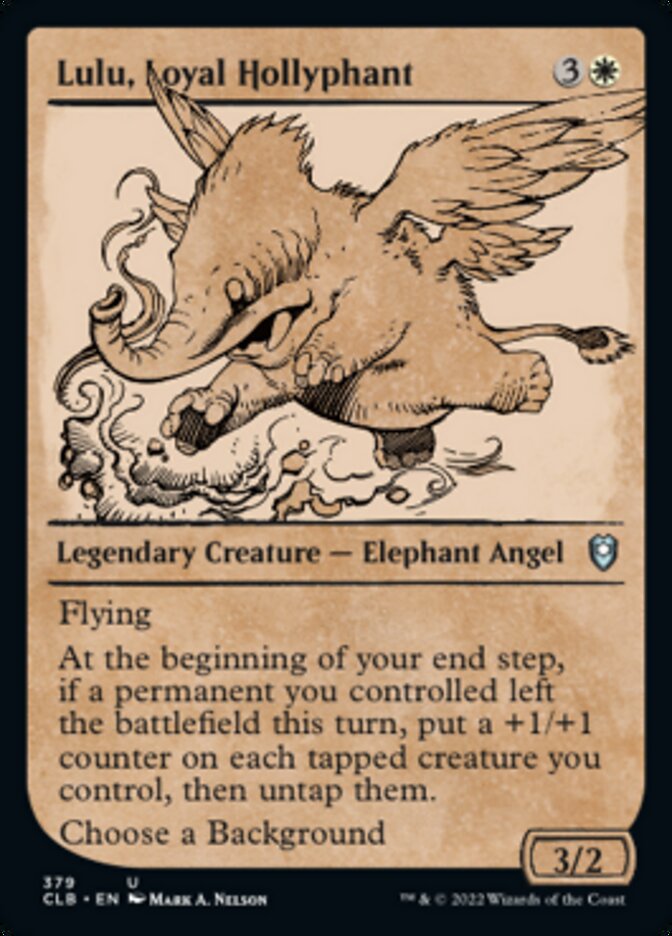Lulu, Loyal Hollyphant (Showcase) [Commander Legends: Battle for Baldur's Gate] | The CG Realm
