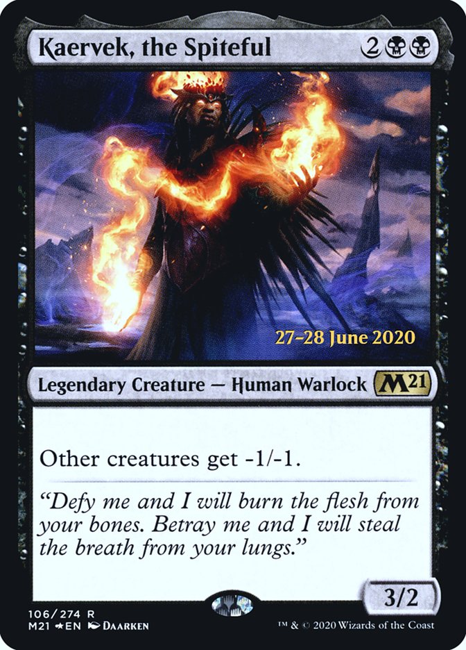 Kaervek, the Spiteful [Core Set 2021 Prerelease Promos] | The CG Realm