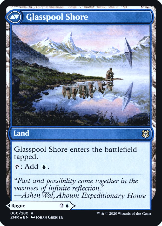 Glasspool Mimic // Glasspool Shore [Zendikar Rising Prerelease Promos] | The CG Realm