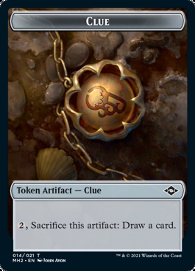 Clue (14) // Zombie Army Double-Sided Token [Modern Horizons 2 Tokens] | The CG Realm