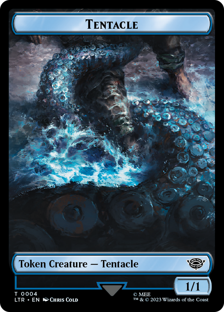 Tentacle // Food (0009) Double-Sided Token (LTR-4 // 9) - The Lord of the Rings: Tales of Middle-earth Foil
